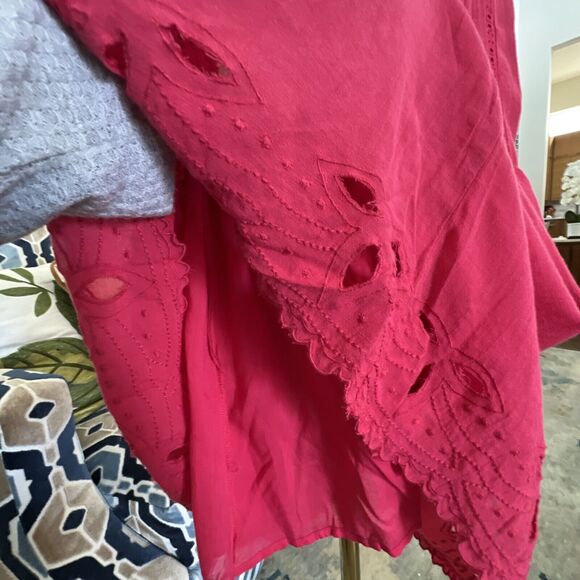 Lucky Brand Dress Rose Pink sleeveless lined lace-details Sz M New MRSP $118 - Picture 6 of 8